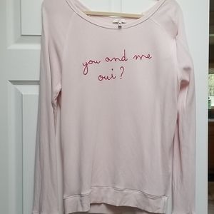 Joie "you and me" sweatshirt